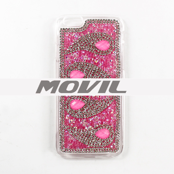 NP-2434 Bling TPU con diamante para el iPhone 6-10